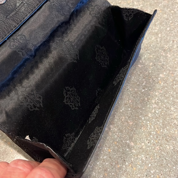 Chrome Hearts leather glasses-wallet case very rare lays flat when empty - Picture 5 of 5